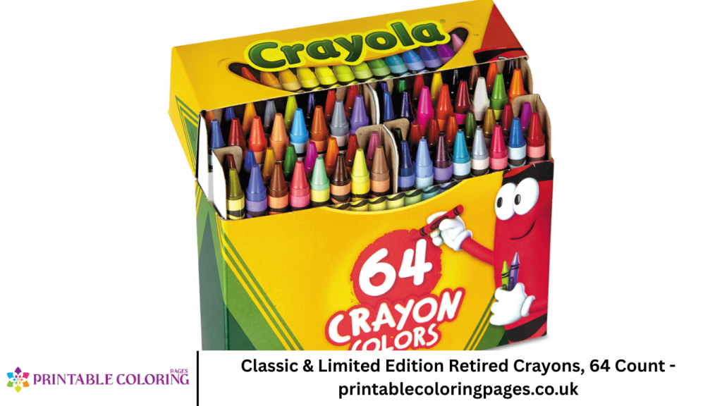 Classic & Limited Edition Retired Crayons, 64 Count - printablecoloringpages.co.uk