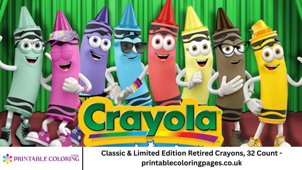 Classic & Limited Edition Retired Crayons, 32 Count - printablecoloringpages.co.uk