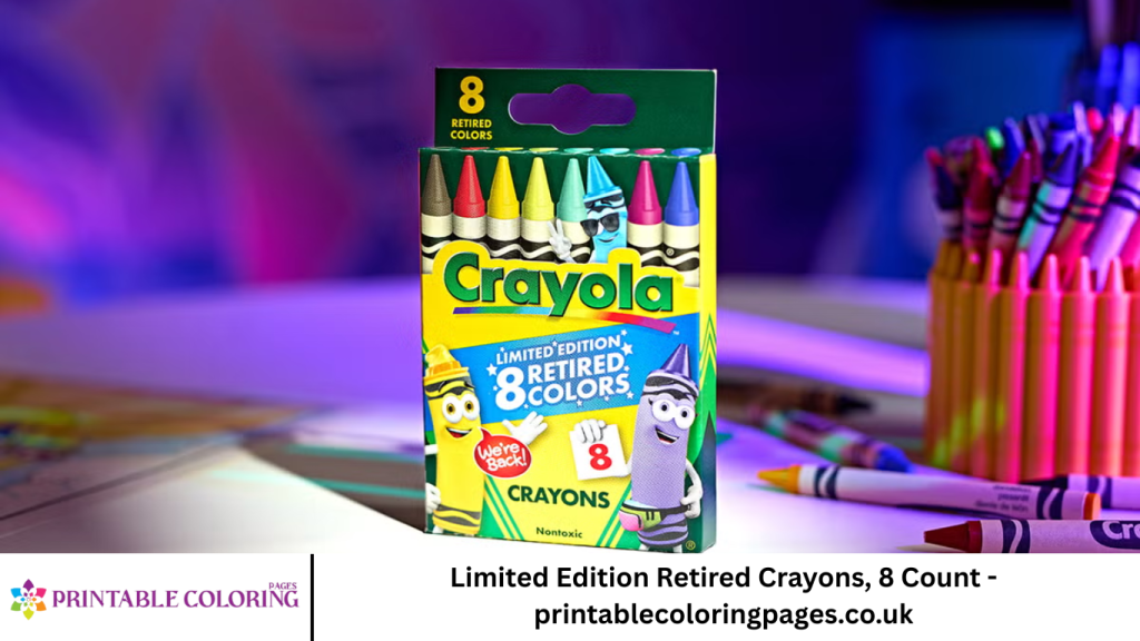 Limited Edition Retired Crayons, 8 Count - printablecoloringpages.co.uk