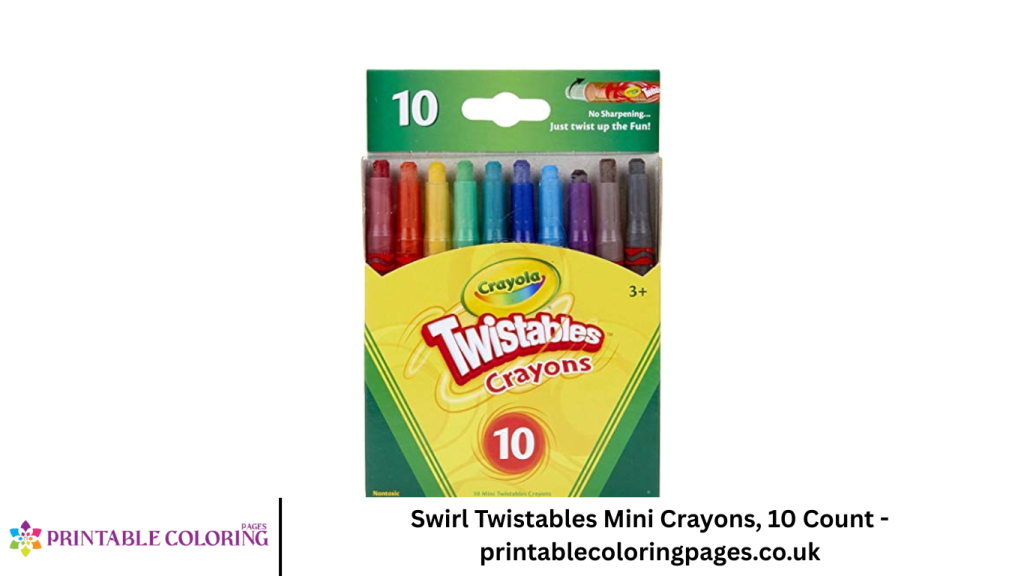 Swirl Twistables Mini Crayons, 10 Count - printablecoloringpages.co.uk