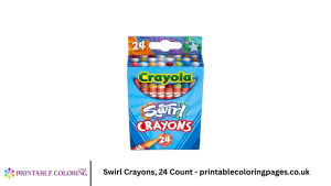 Swirl Crayons, 24 Count - printablecoloringpages.co.uk