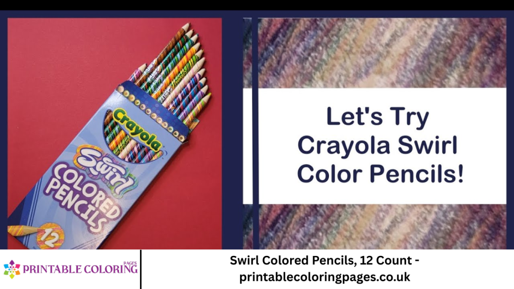 Swirl Colored Pencils, 12 Count - printablecoloringpages.co.uk