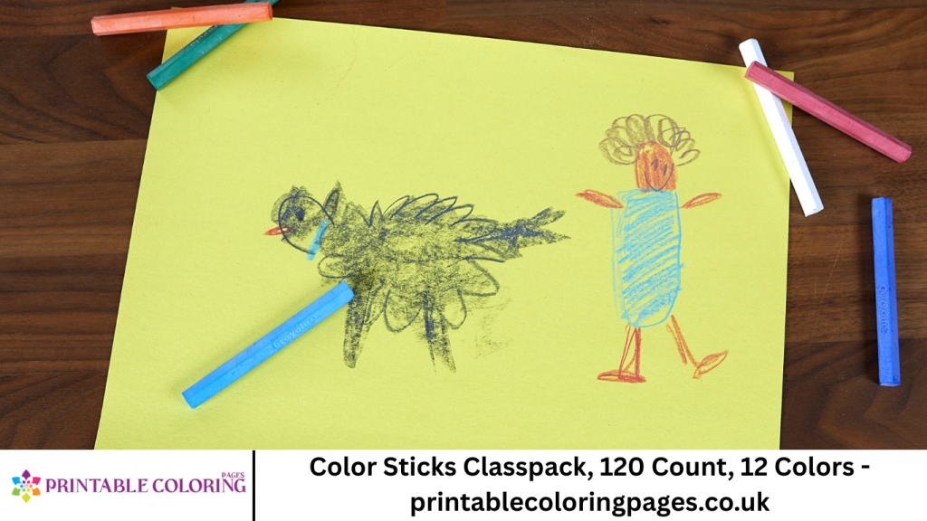 Color Sticks Classpack, 120 Count, 12 Colors - printablecoloringpages.co.uk